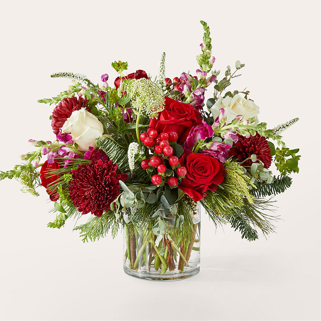 Cranberry Fizz Bouquet – VICKIE'S FLOWERS, Cypress CA