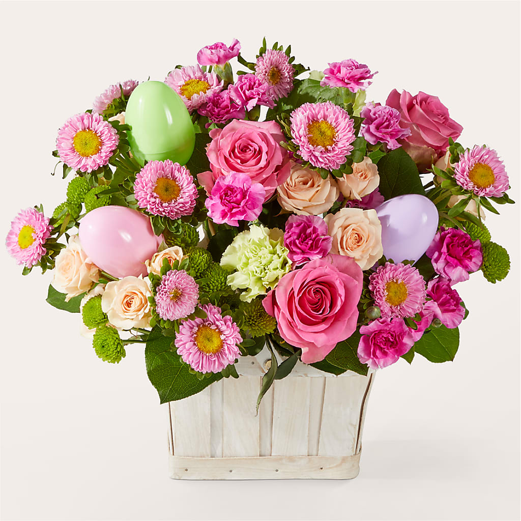 Get Eggcited Basket – VICKIE'S FLOWERS, Cypress CA