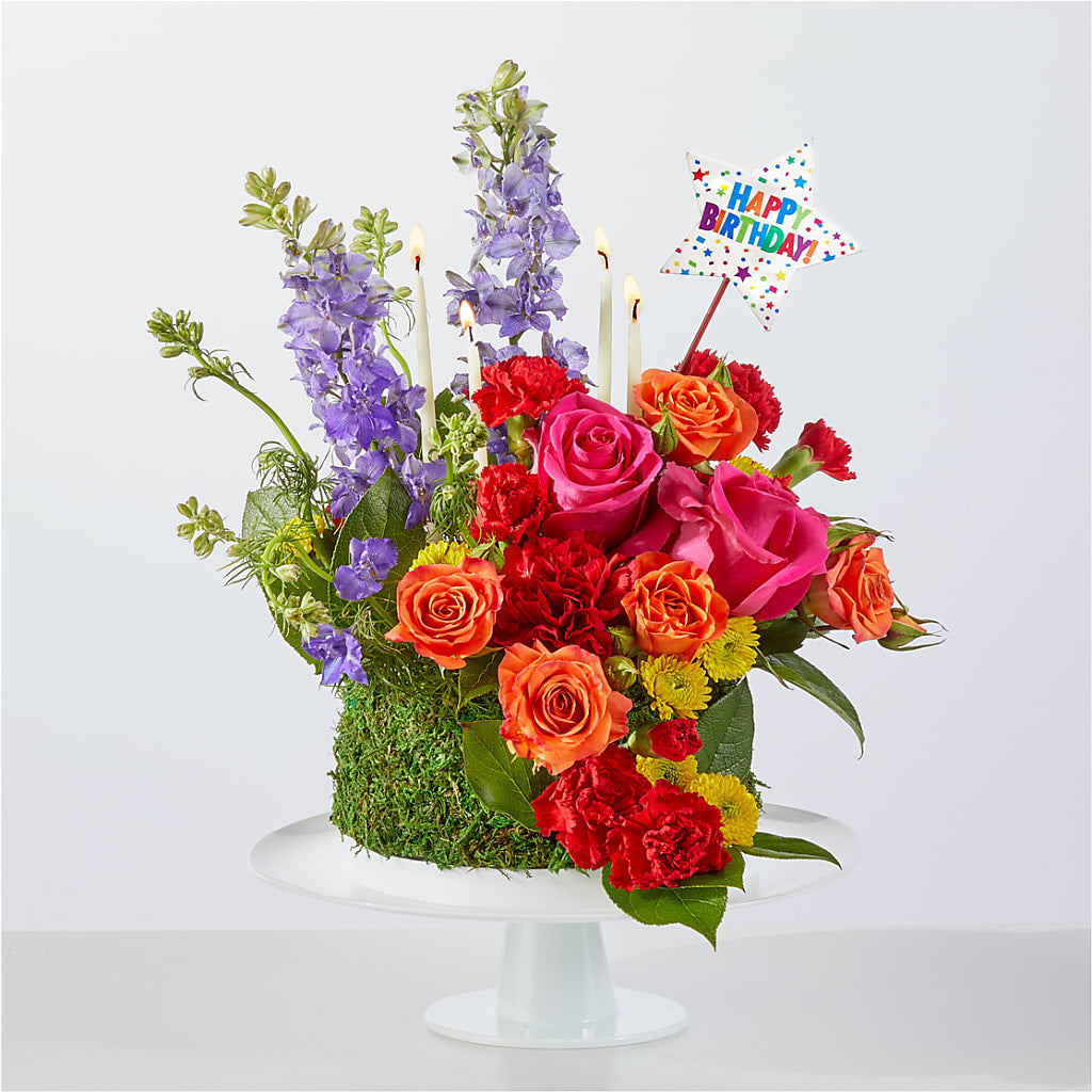 Best Year Yet Floral Cake – VICKIE'S FLOWERS, Cypress CA
