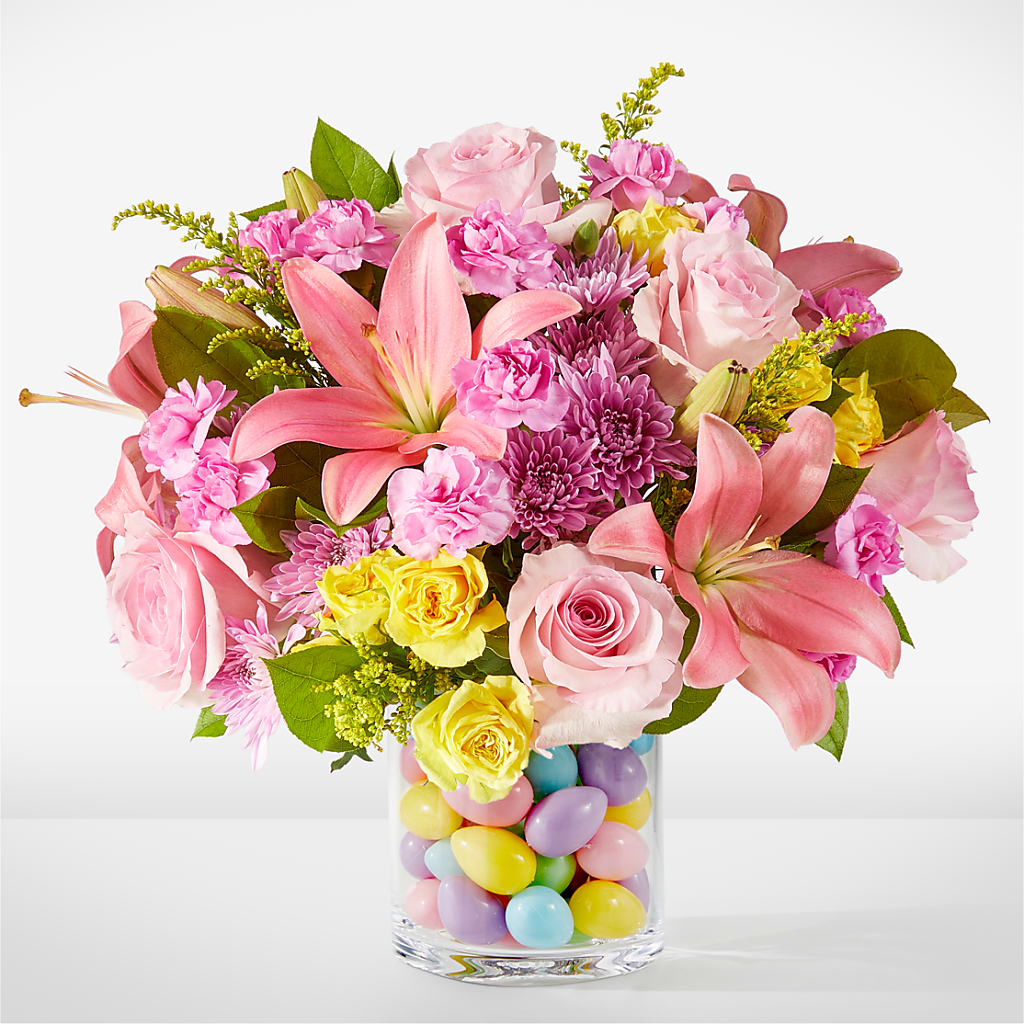 Easter Egg Hunt Bouquet – VICKIE'S FLOWERS, Cypress CA