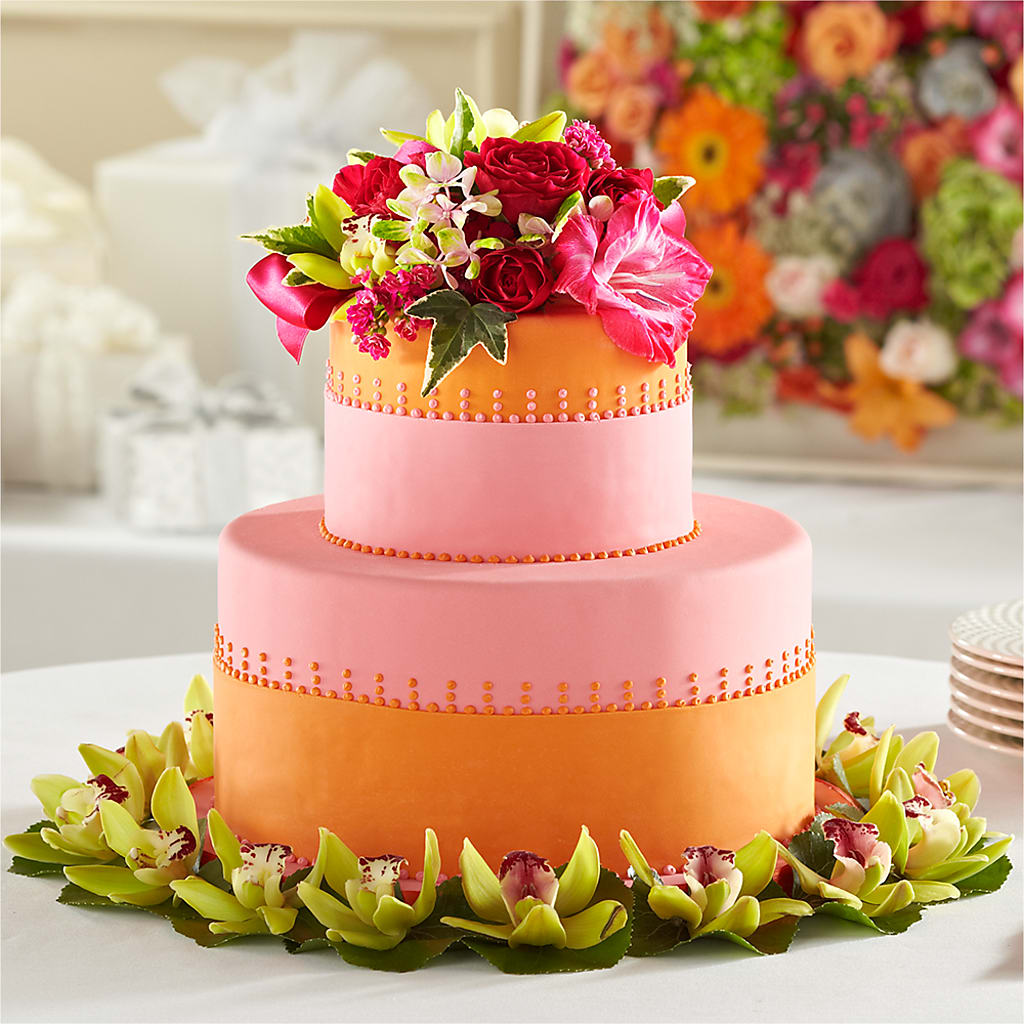 Sweet Citrus Cake Decor – VICKIE'S FLOWERS, Cypress CA