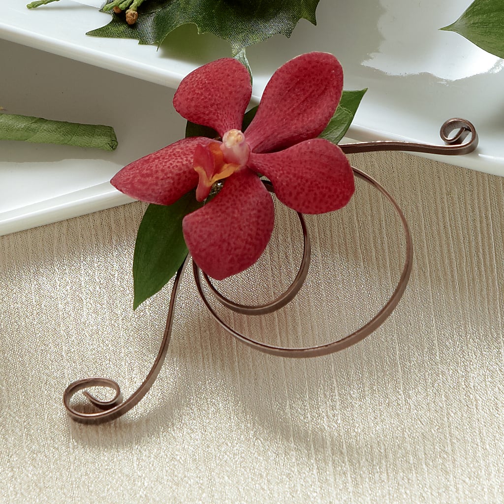 Red Mokara Boutonniere – VICKIE'S FLOWERS, Cypress CA