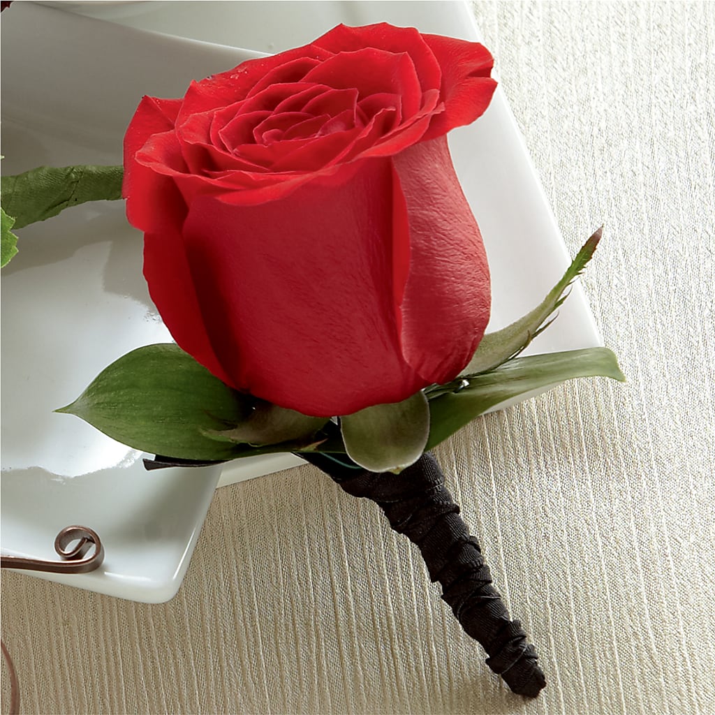 Red Rose Boutonniere – VICKIE'S FLOWERS, Cypress CA
