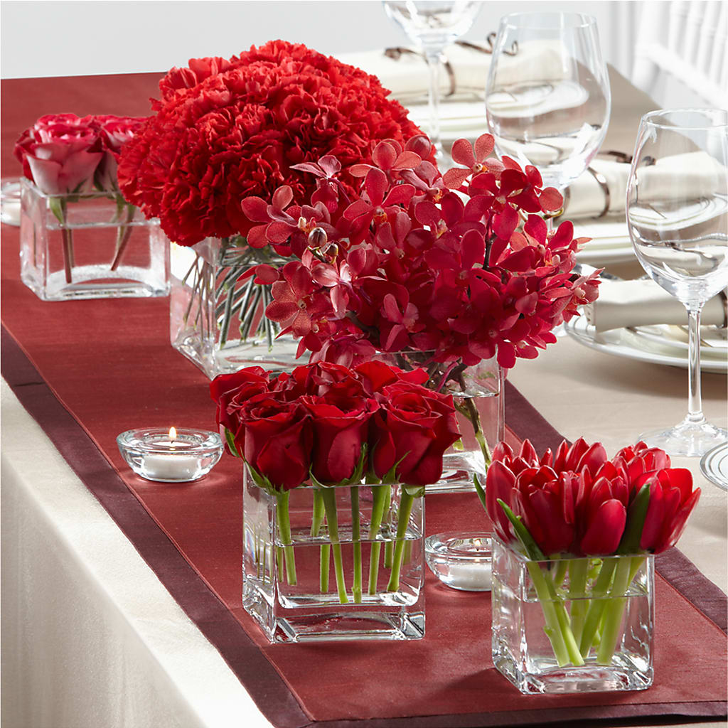 Modern Grace Centerpiece – VICKIE'S FLOWERS, Cypress CA