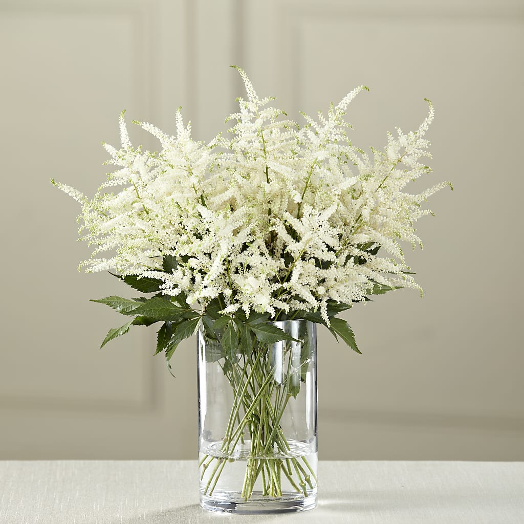 White Astilbe Bouquet – VICKIE'S FLOWERS, Cypress CA