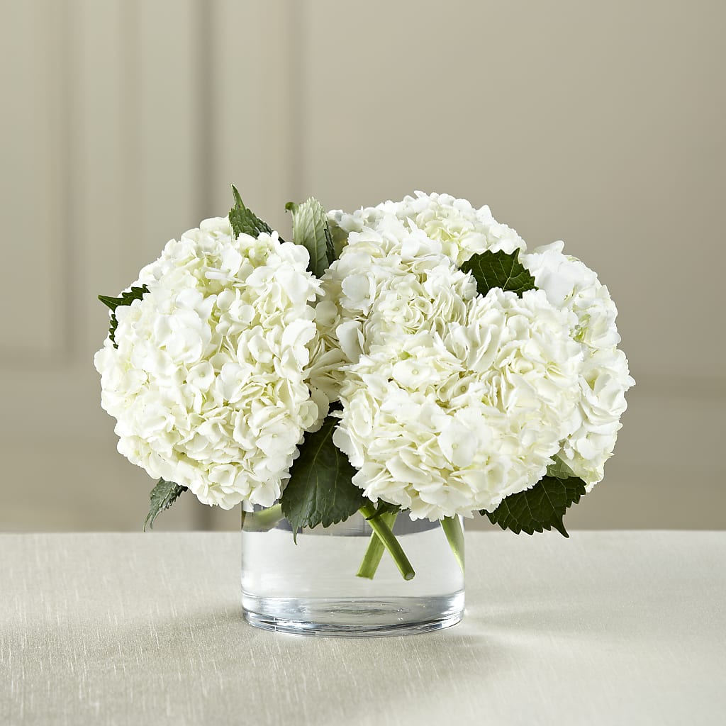 White Hydrangea Bouquet – VICKIE'S FLOWERS, Cypress CA