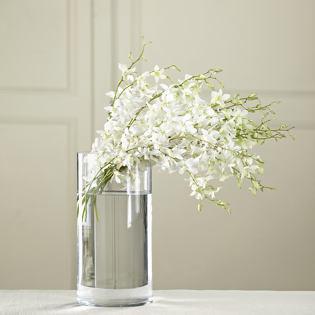 White Dendrobium Bouquet – VICKIE'S FLOWERS, Cypress CA