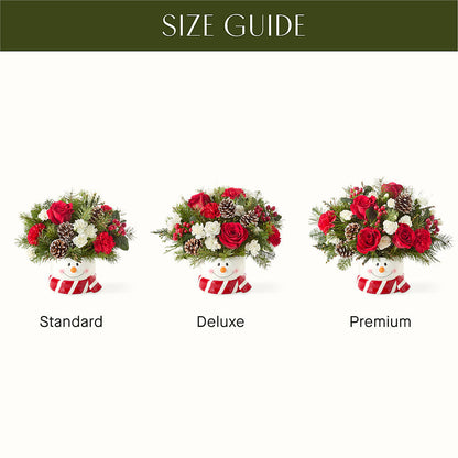 Jolly Snowman Bouquet – VICKIE'S FLOWERS, Cypress CA