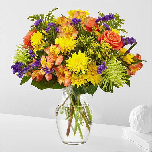 Marmalade Skies Bouquet – VICKIE'S FLOWERS, Cypress CA