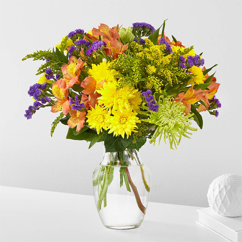 Marmalade Skies Bouquet – VICKIE'S FLOWERS, Cypress CA