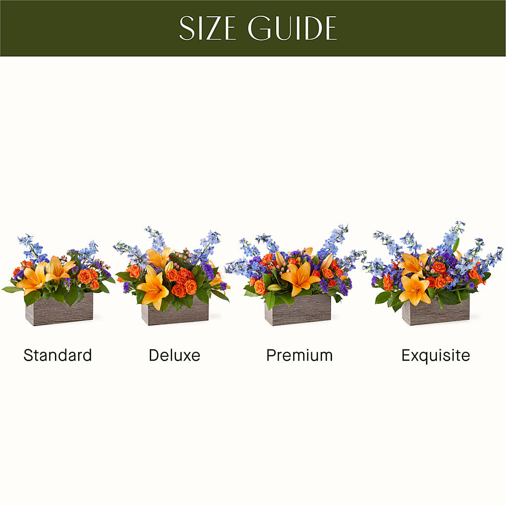 Radiant Citrus Box Bouquet – VICKIE'S FLOWERS, Cypress CA