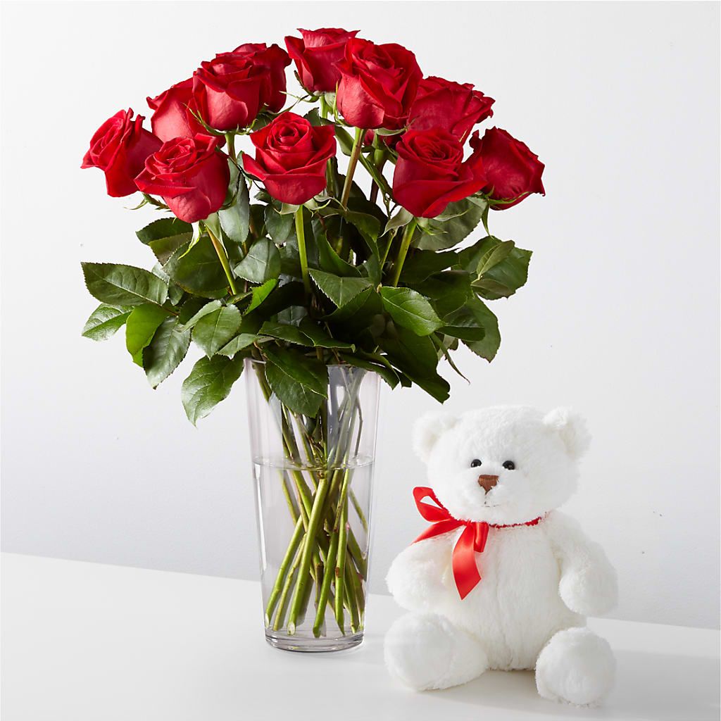 Romantic Long Stem Red Rose Bouquet Bundles – VICKIE'S FLOWERS, Cypress CA