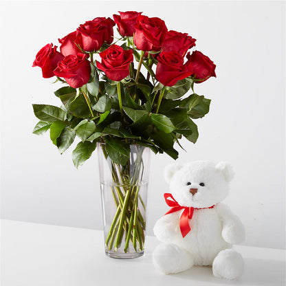 Romantic Long Stem Red Rose Bouquet Bundles – VICKIE'S FLOWERS, Cypress CA