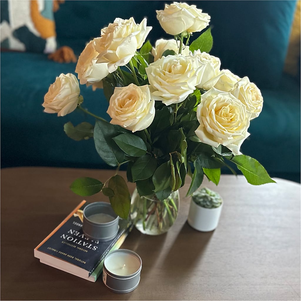 Long Stem Yellow Rose Bouquet – VICKIE'S FLOWERS, Cypress CA