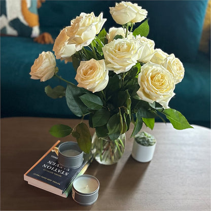 Long Stem Yellow Rose Bouquet – VICKIE'S FLOWERS, Cypress CA