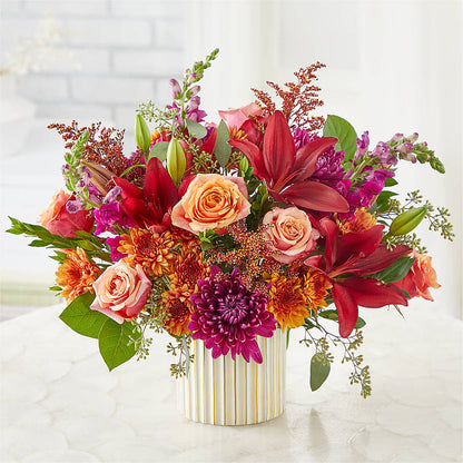 Burgundy Landscape Bouquet – VICKIE'S FLOWERS, Cypress CA