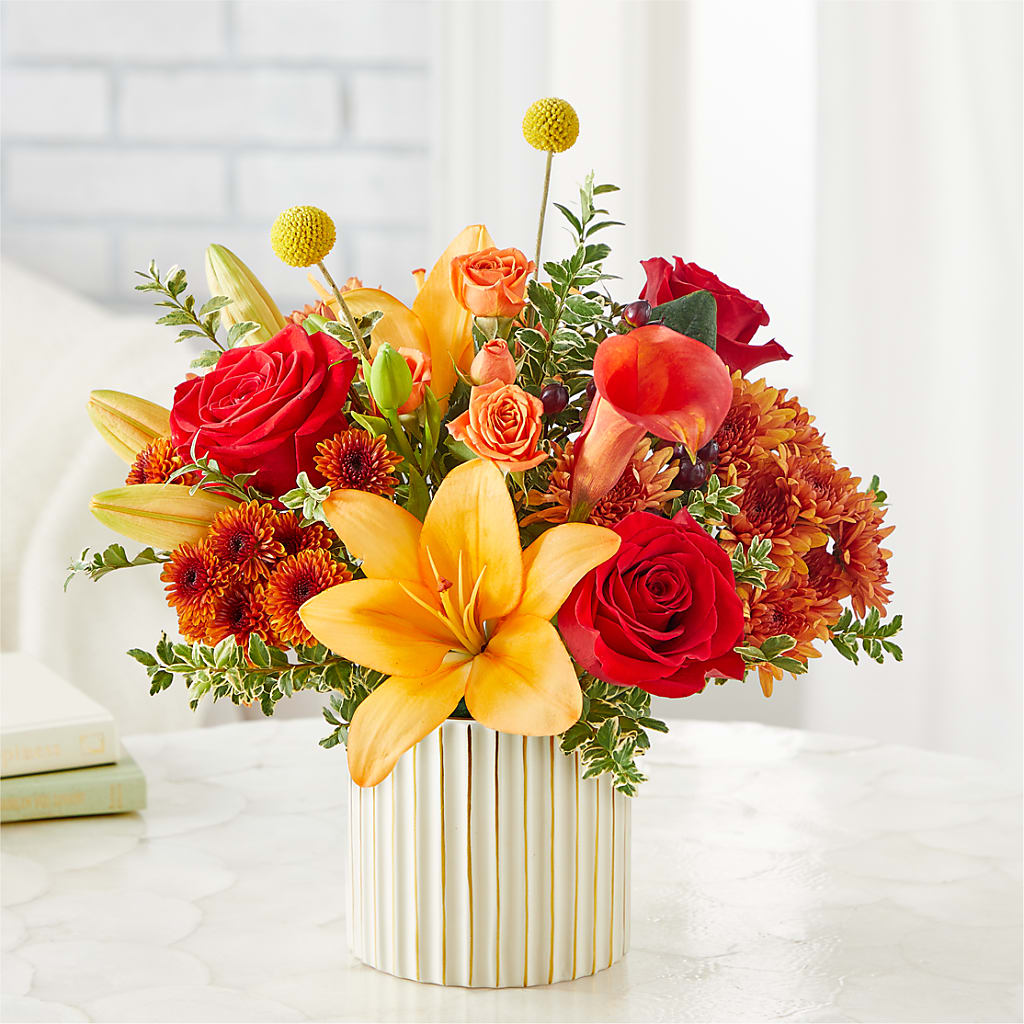 Scarlet Skies Bouquet – VICKIE'S FLOWERS, Cypress CA