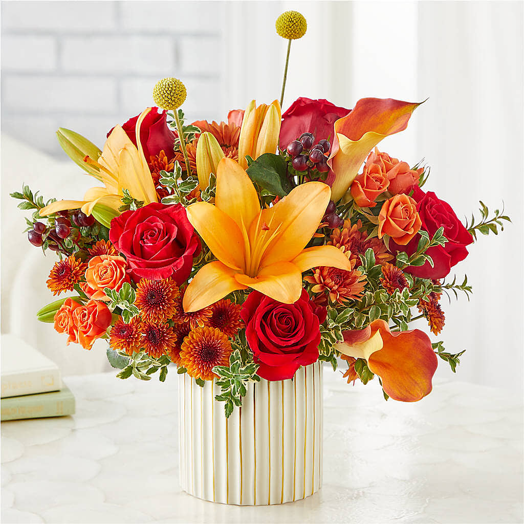 Scarlet Skies Bouquet – VICKIE'S FLOWERS, Cypress CA