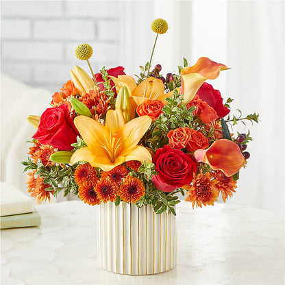 Scarlet Skies Bouquet – VICKIE'S FLOWERS, Cypress CA