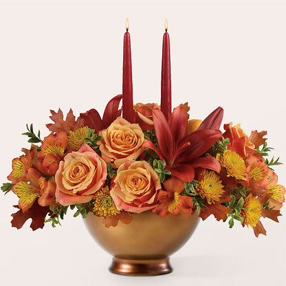 Harvest Table Centerpiece – VICKIE'S FLOWERS, Cypress CA