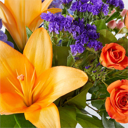 Radiant Citrus Bouquet – VICKIE'S FLOWERS, Cypress CA