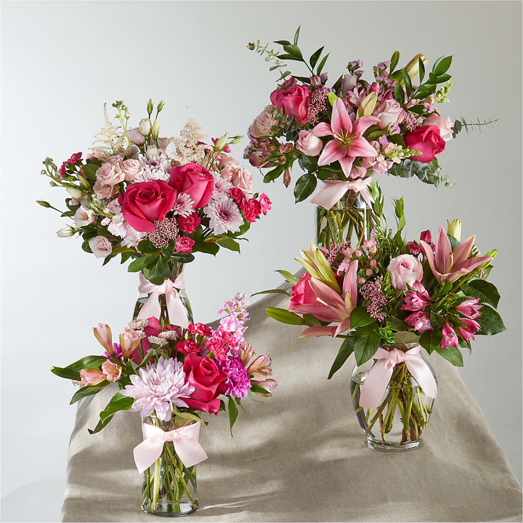 Pink Ribbon - A Florist Original – VICKIE'S FLOWERS, Cypress CA
