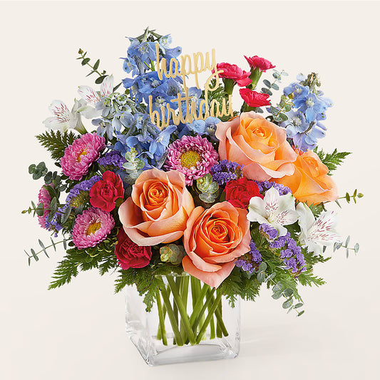 Birthday Bash Bouquet – VICKIE'S FLOWERS, Cypress CA