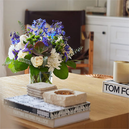 Cerulean Waves Bouquet – VICKIE'S FLOWERS, Cypress CA