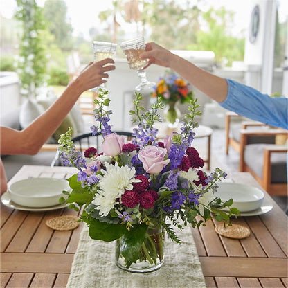 Violet Frost Bouquet – VICKIE'S FLOWERS, Cypress CA