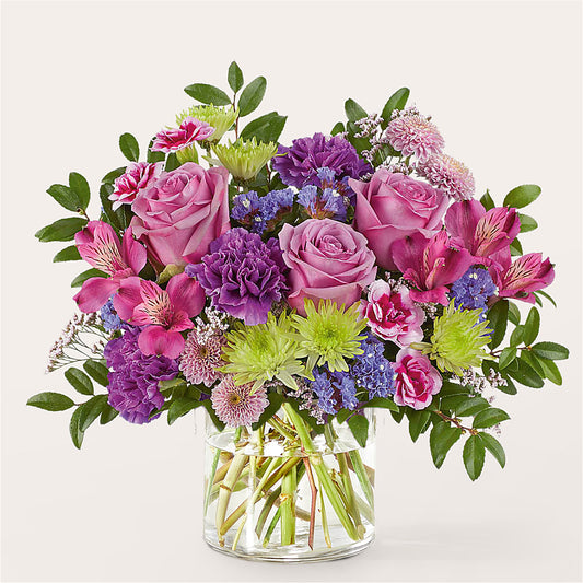 Glass Half Full Bouquet – VICKIE'S FLOWERS, Cypress CA