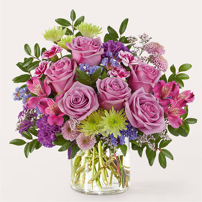Glass Half Full Bouquet – VICKIE'S FLOWERS, Cypress CA