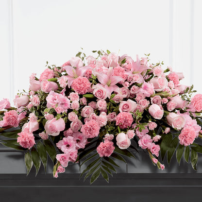 Garden of Comfort Casket Spray (Standard) – VICKIE'S FLOWERS, Cypress CA
