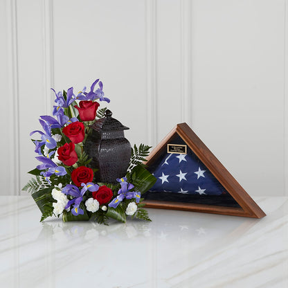 Patriotic Tribute Arrangement – VICKIE'S FLOWERS, Cypress CA