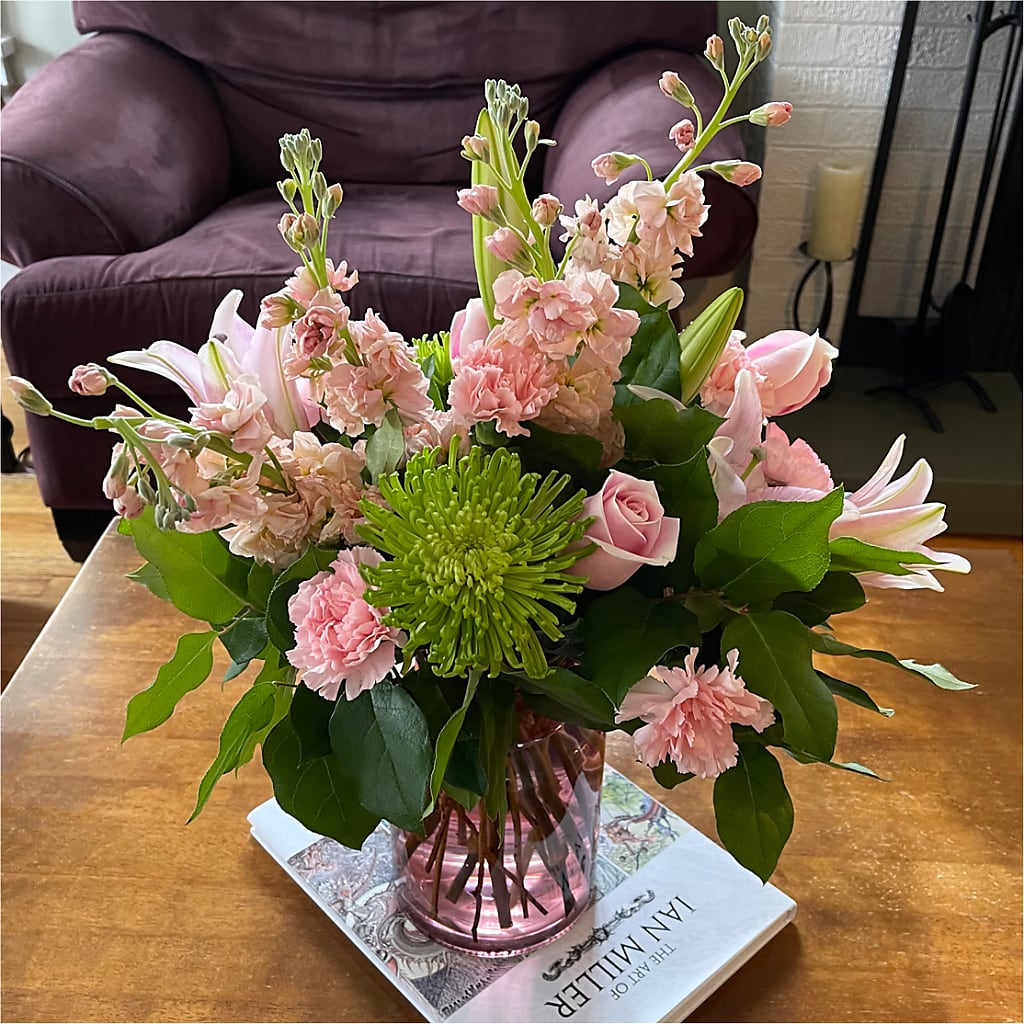 Pretty in Pink Bouquet – VICKIE'S FLOWERS, Cypress CA