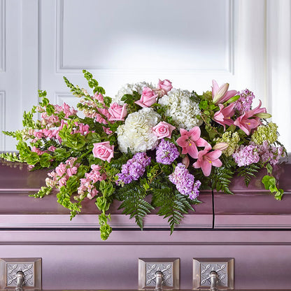 Life's Gratitude Casket Spray – VICKIE'S FLOWERS, Cypress CA