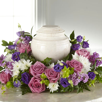 Blooming Sympathy Cremation Adornment – VICKIE'S FLOWERS, Cypress CA