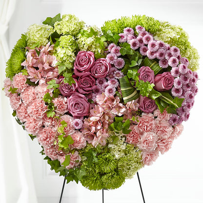 Heartwarming Standing Heart – VICKIE'S FLOWERS, Cypress CA