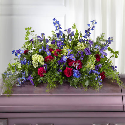 Always Treasured Casket Spray – VICKIE'S FLOWERS, Cypress CA