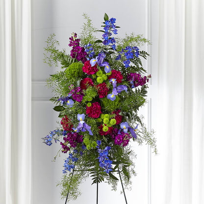 Heavenly Skies Standing Spray – VICKIE'S FLOWERS, Cypress CA