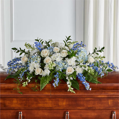 Timeless Essence Casket Spray – VICKIE'S FLOWERS, Cypress CA