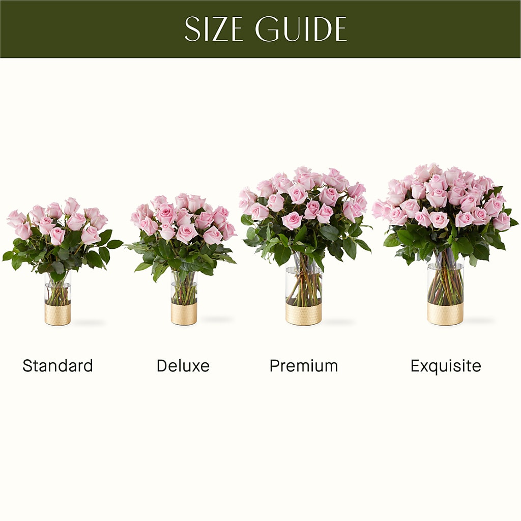 Picture Perfect Pink Rose Bouquet – VICKIE'S FLOWERS, Cypress CA