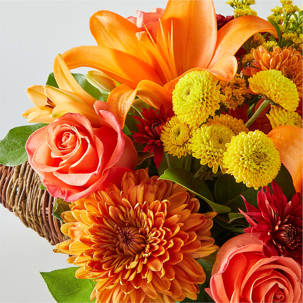 Bouquet of Blessings Cornucopia – VICKIE'S FLOWERS, Cypress CA