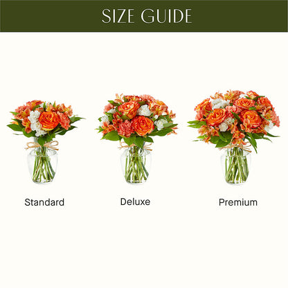 Apricot Glow Bouquet – VICKIE'S FLOWERS, Cypress CA