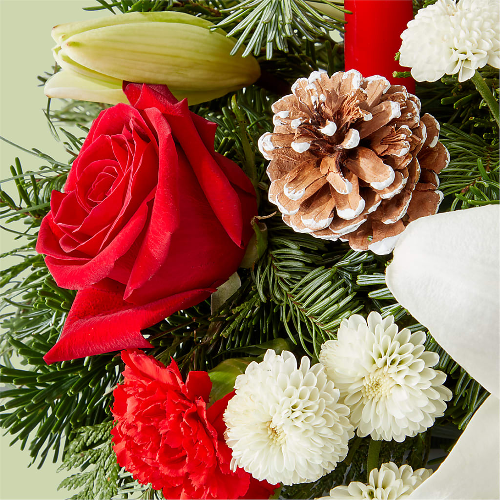 Seasonal Festivities Centerpiece – VICKIE'S FLOWERS, Cypress CA