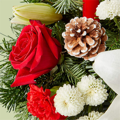 Seasonal Festivities Centerpiece – VICKIE'S FLOWERS, Cypress CA