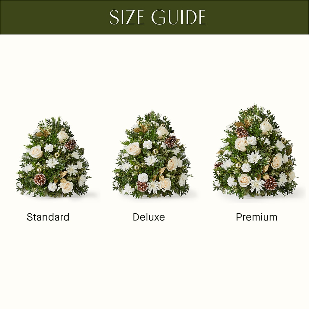 Snowed In Tree – VICKIE'S FLOWERS, Cypress CA