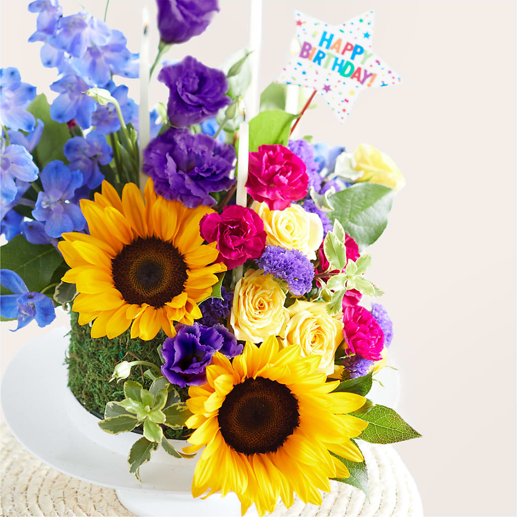 Star of the Day Floral Cake – VICKIE'S FLOWERS, Cypress CA