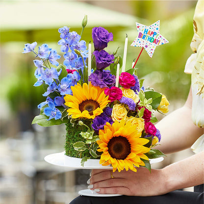 Star of the Day Floral Cake – VICKIE'S FLOWERS, Cypress CA