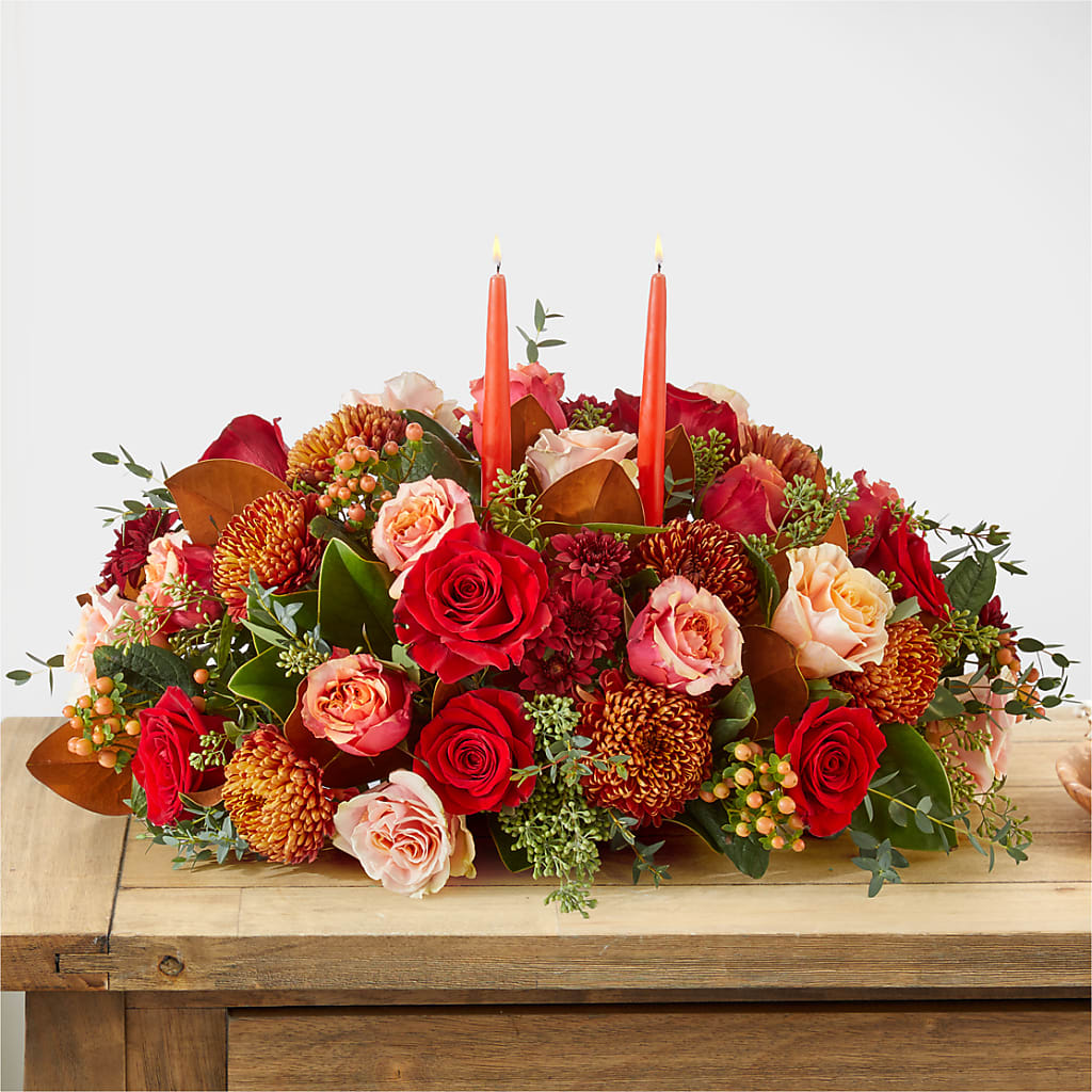 Gather Near Centerpiece – VICKIE'S FLOWERS, Cypress CA