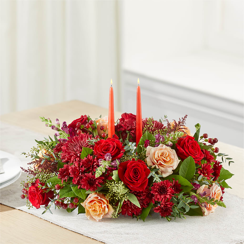 Most Thankful Centerpiece – VICKIE'S FLOWERS, Cypress CA
